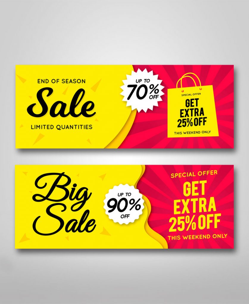 Sale Banner Design - Alprints